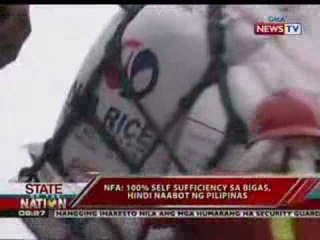 SONA NFA: 100% self suffiency sa bigas, hindi naabot ng Pilipinas