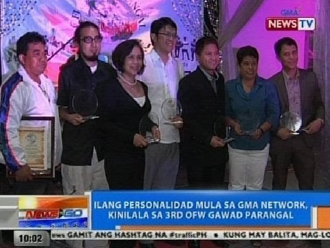 NTG: Ilang personalidad mula sa GMA Network, kinilala sa 3rd OFW Gawad Parangal