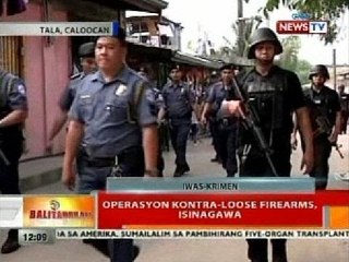 BT: Operasyon kontra-loose firearms, isinagawa