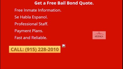 Bail Bonds El Paso | Call Now 800-727-2818