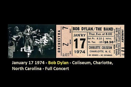 January 17 1974 - Bob Dylan - Coliseum, Charlotte, North Carolina - Full Part-1