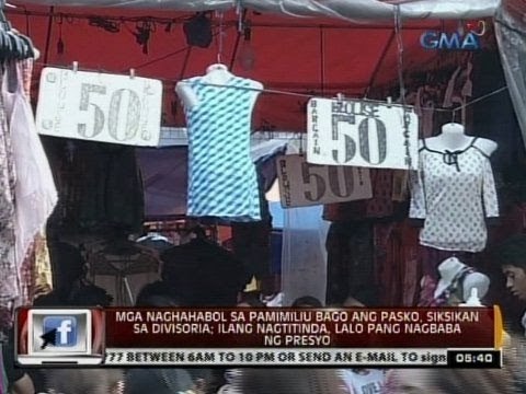 24 Oras: Ilang nagtitinda sa Divisoria, lalo pang nagbaba ng presyo 3 araw bago magpasko