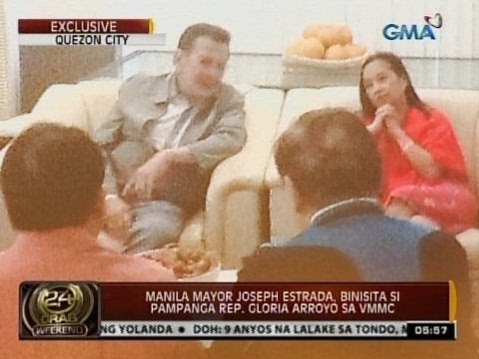24 Oras: Erap, binisita si CGMA sa VMMC