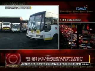 24 Oras: Bus liner, pinagmumulta ng hanggang P2-M dahil sa mga nadiskubreng paglabag