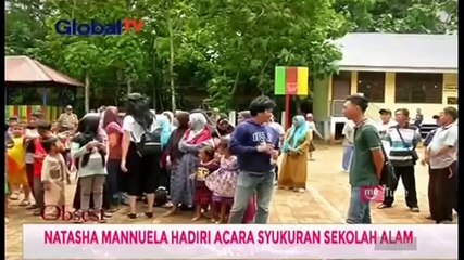 Natasha Mannuela Hadiri Acara Syukuran Sekolah Alam