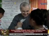 24Oras: Papal Nuncio Giuseppi Pinto, nasa Tacloban para makasama ang mga nasalanta ng bagyo