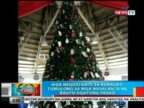 BP: Mga negosyante sa Boracay, tumulong sa mga nasalanta ng bagyo ngayong Pasko