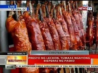 BT: Presyo ng lechon, tumaas ngayong bisperas ng pasko