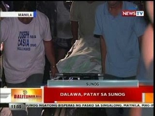 BT: 2, patay sa sunog sa Manila