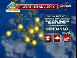 BP: Weather update as of 4:00 p.m. (Dec. 23, 2013)
