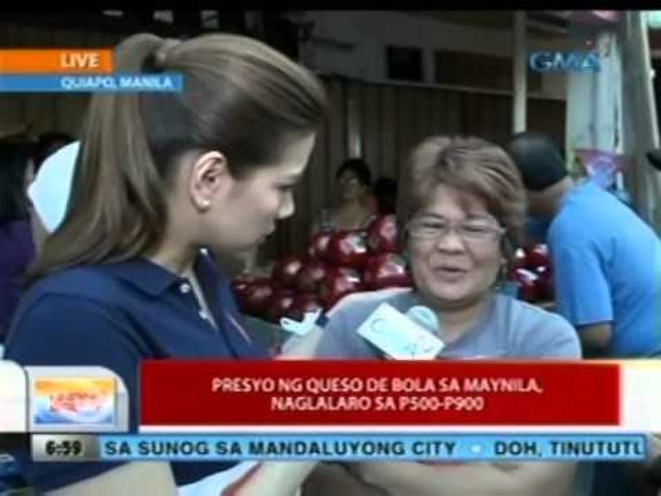 UB: Mga bumibili ng hamon sa Quiapo, dagsa na ngayong bisperas ng Pasko