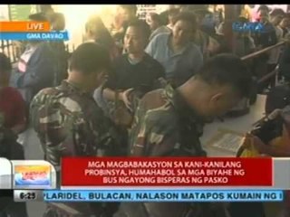 UB: Mga magbabakasyon sa kani-kanilang probinsya, humahabol sa mga biyahe