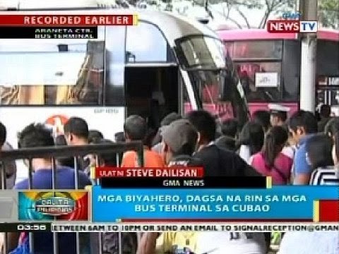 BP: Mga biyahero, dagsa na rin sa mga bus terminal sa Cubao