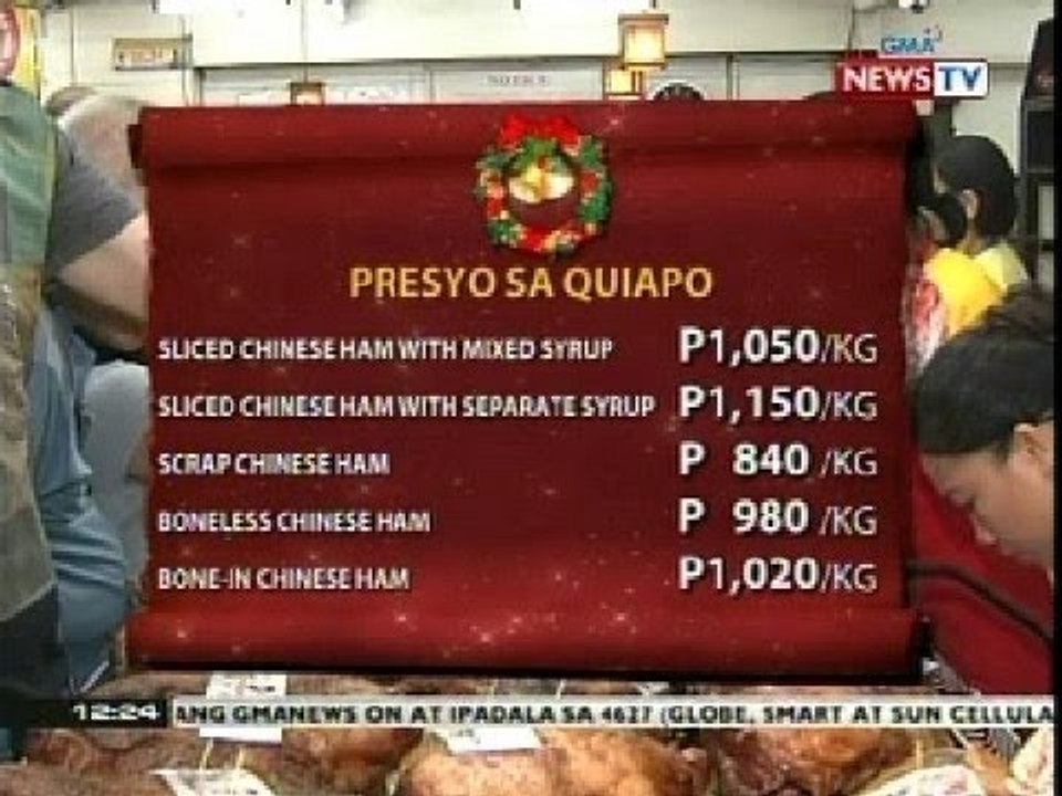 BT: Ham prices sa Quiapo