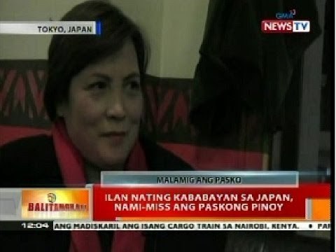 BT: Ilan nating kabababayan sa Japan, nami-miss ang Paskong Pinoy