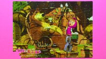 Masha and the Bear Puzzle Game Маша и Медведь Пазл Rompecabezas De Kids Learning Toys