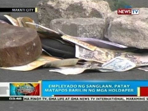BP: Empleyado ng sanglaan sa Makati City, patay matapos barilin ng mga holdaper