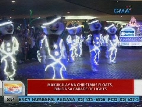 UB: Makukulay na Christmas floats, ibinida sa Parade of Lights sa MOA