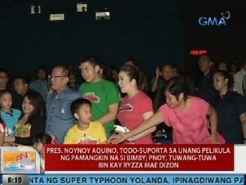 UB: PNoy, todo-suporta sa unang pelikula ng pamangkin na si Bimby