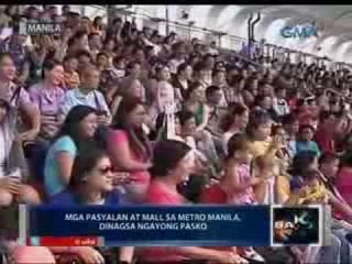Saksi: Mga pasyalan at mall sa Metro Manila, dinayo ngayong Pasko