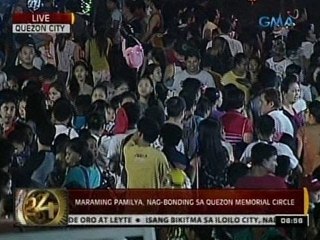 24 Oras: Maraming pamilya, nag-bonding sa Quezon Memorial Circle