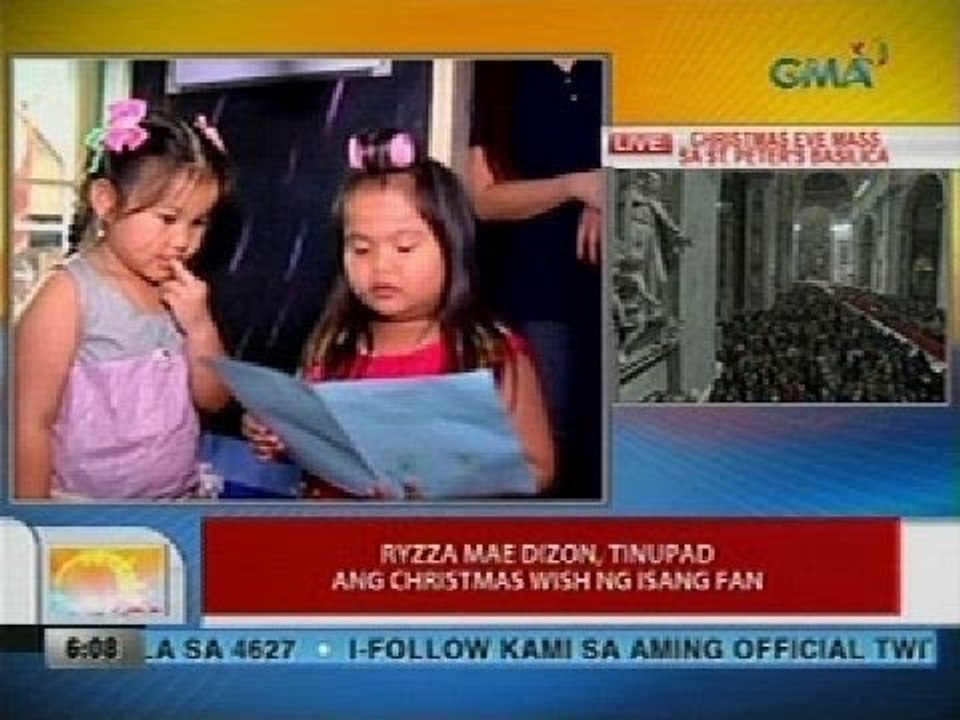UB: Ryzza Mae Dizon, tinupad ang Christmas wish ng isang fan