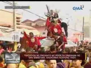 Download Video: 24 Oras: Paligid ng Quiapo Church at kalsadang dadaanan ng prusisyon, inihahanda na