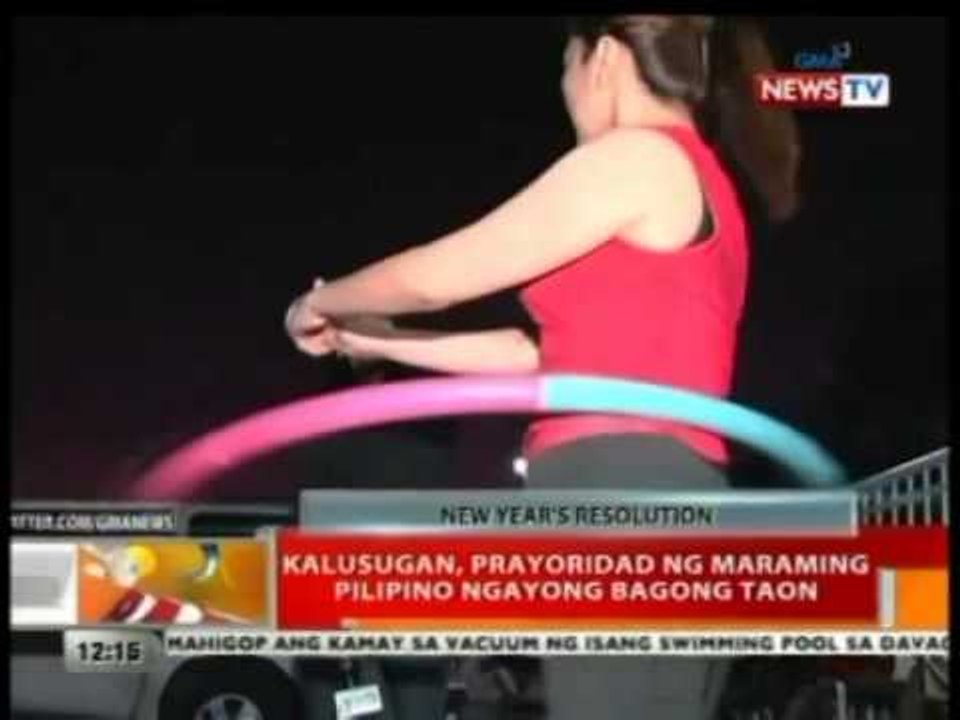 BT: Kalusugan, prayoridad ng maraming Pilipino ngayong Bagong Taon