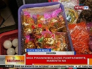 BT: Mga pinaniniwalaang pampaswerte, mabenta na sa Divisoria