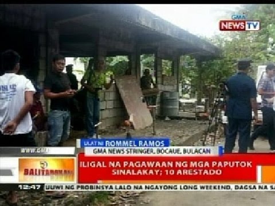 BT: Iligal na pagawaan ng mga paputok sa Bulacan, sinalakay