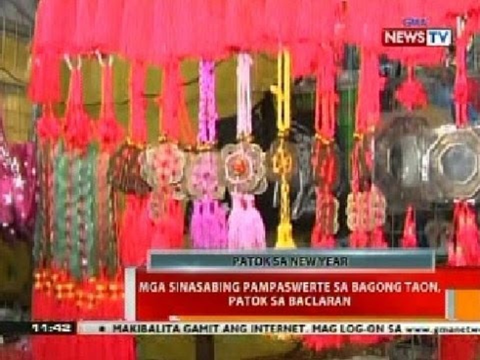 BT : Mga sinasabing pampaswerte sa Bagong Taon, patok sa Baclaran