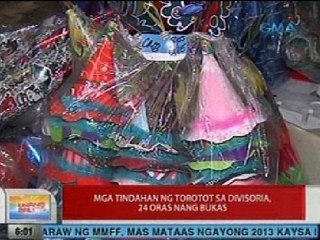 UB: Mga tindahan ng torotot sa Divisoria, 24 oras nang bukas