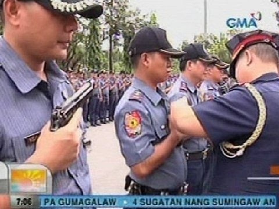 UB: Mga baril ng sundalo't pulis, sinelyuhan bago sumapit ang Bagong Taon