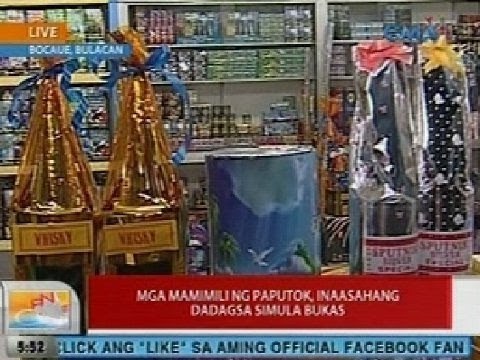 UB: Mga mamimili ng paputok, inaasahang dadagsa sa Bocaue, Bulacan simula bukas