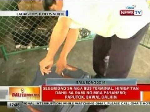 BT: Seguridad sa mga bus terminal, hinigpitan dahil sa dami ng mga pasahero