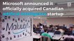 Microsoft acquires Canadian startup Maluuba