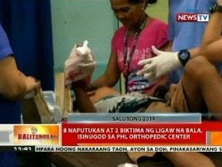 BT: 8 naputukan at 2 biktima ng ligaw na bala, isinugod sa Phl Orthopedic Center