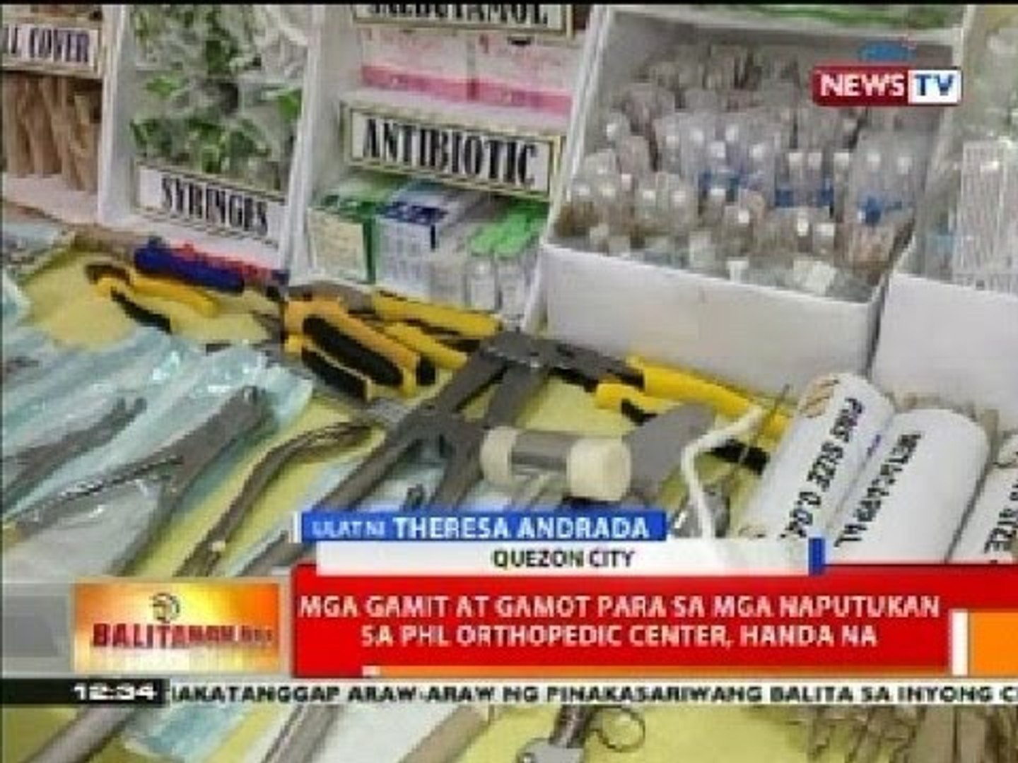 ⁣BT: Mga gamit at gamot para sa mga naputukan sa PHL Orthopedic Ctr., handa na