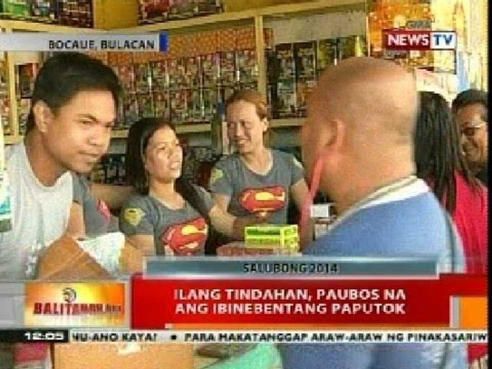 BT: Ilan tindahan sa Bulacan, paubos na ang ibinebentang paputok