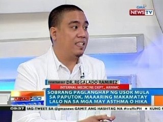 NTG: Usok mula sa mga paputok at pailaw, masama sa respiratory system