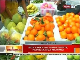 BT: Mga pagkaing pampaswerte, patok sa mga mamimiili