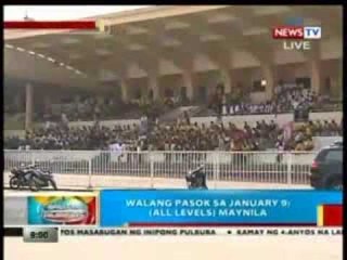 BP: Walang pasok sa January 9 (all levels) Maynila