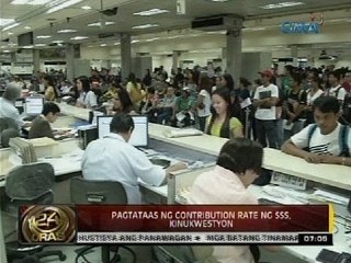24 Oras: Pagtataas ng contribution rate ng SSS, kinukwestyon