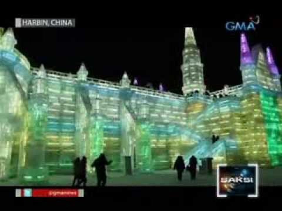 Saksi: Mga nakamamanghang snow sculpture, ibinida sa ice and snow festival sa Harbin, China