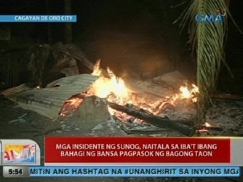 UB: Mga insidente ng sunog, naitala sa iba't ibang bahagi ng bansa pagpasok ng 2014