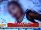 UB: Sanggol sa Ilocos Sur, patay matapos tamaan ng ligaw na bala noong Bagong Taon