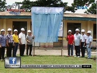 Mga classroom na sinalanta ng Bagyong Pablo sa Davao Oriental at Pangasinan, ipinagawa