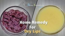 Home Remedy For Dry Lips | How To Get Rid Of Dry Lips Instantly | Home Remedies With Upasana