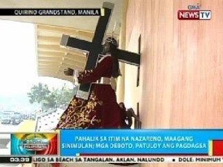 BP: Pahalik sa Itim na Nazareno, maagang sinimulan; Mga deboto, patuloy ang pagdagsa