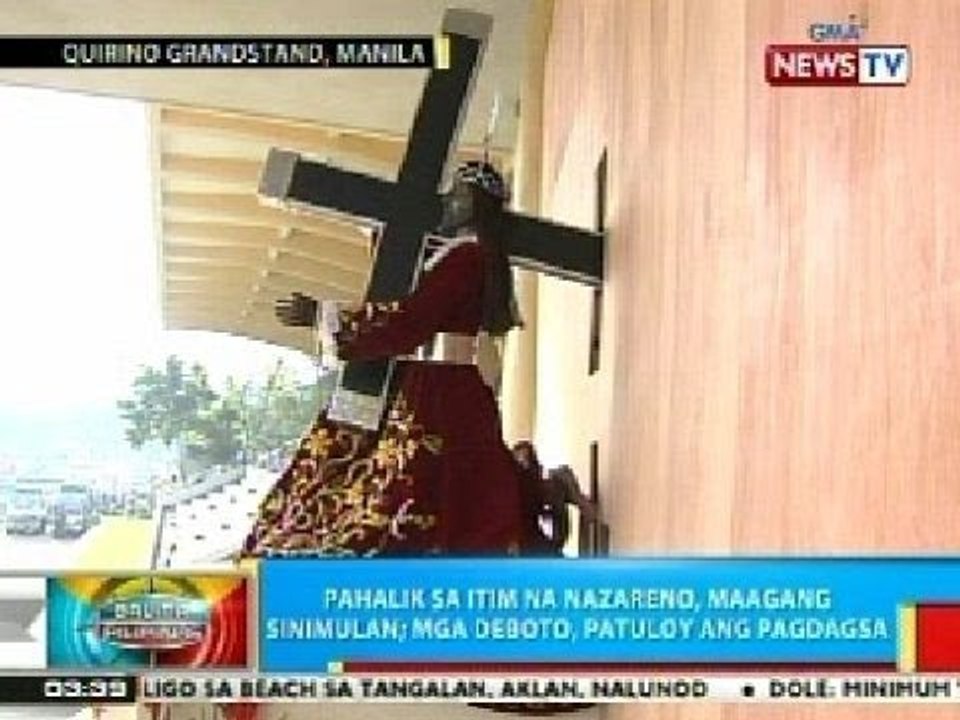 BP: Pahalik sa Itim na Nazareno, maagang sinimulan; Mga deboto, patuloy ang pagdagsa